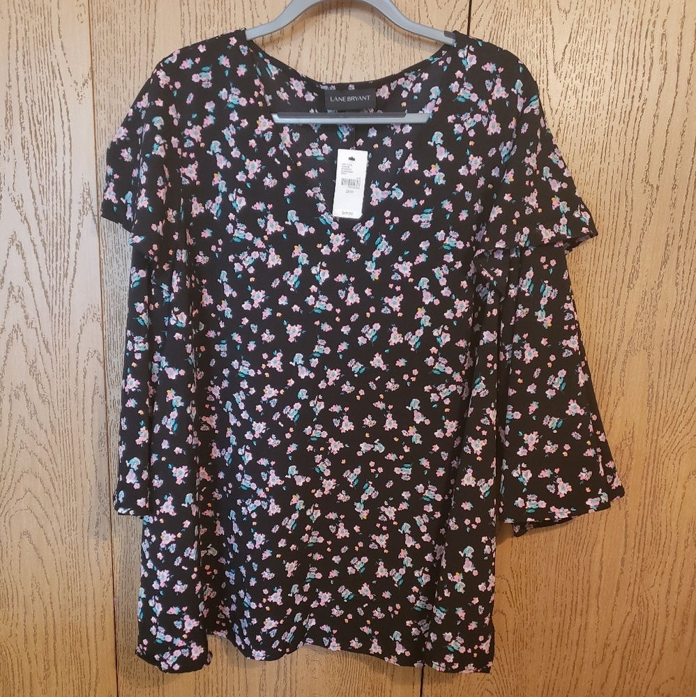 Lane Bryant floral top